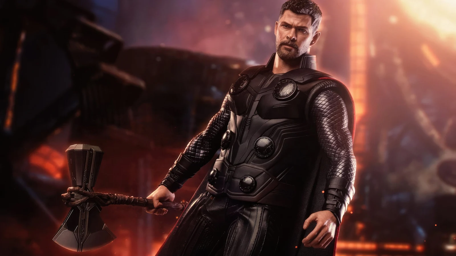 Warrior Of Asgard 4K Desktop Wallpaper Background [3840x2160] Free Download