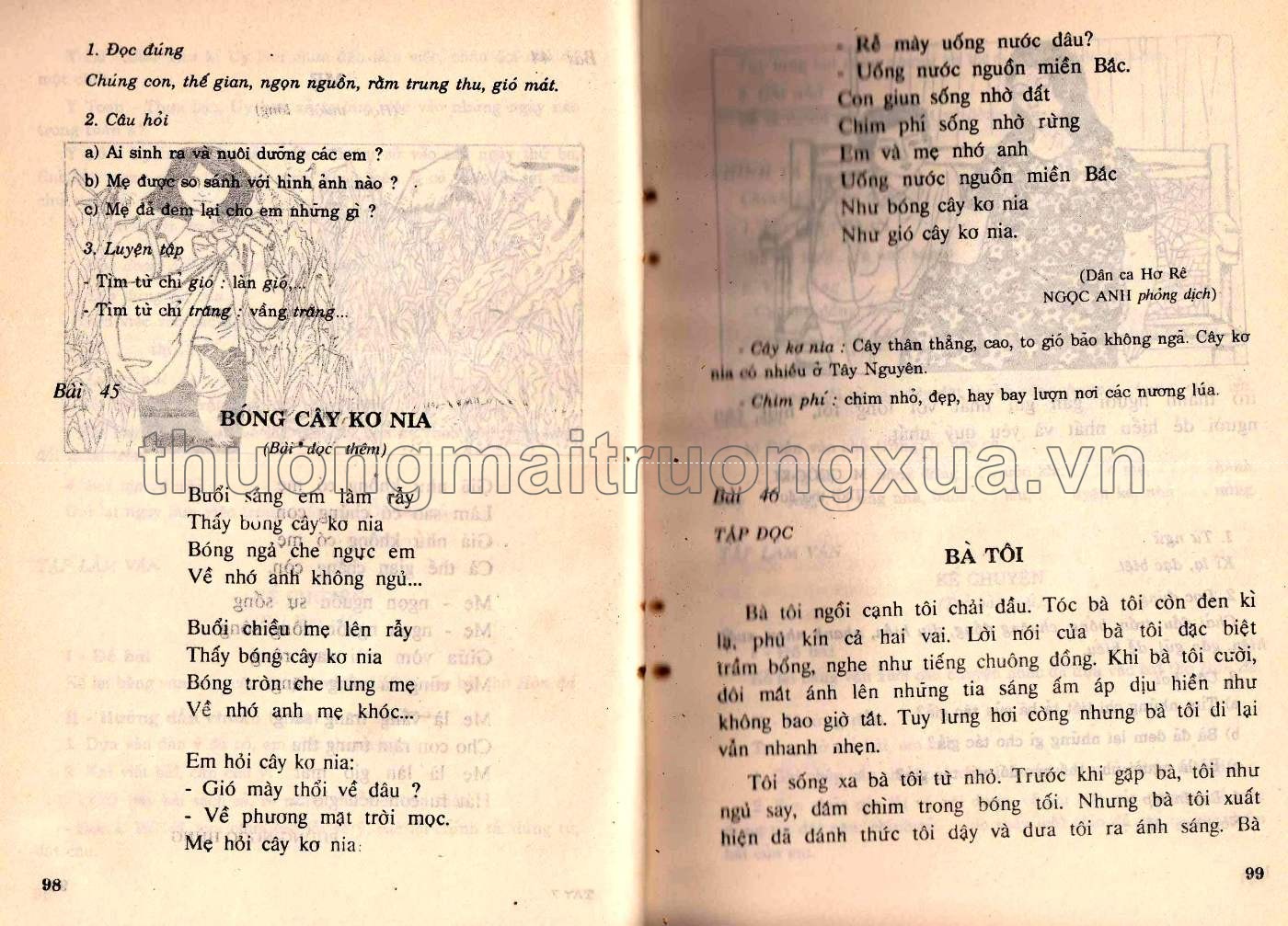 Tiếng Việt 5 (tập 1 - 1991) - Trang 50