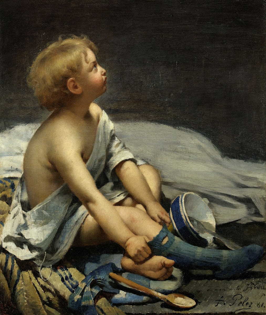 Un enfant dans la mansarde 1881
