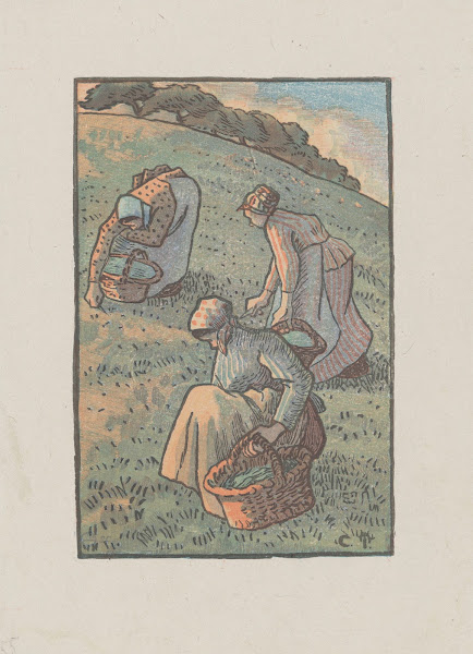 Femmes cueillant de lherbe 1890