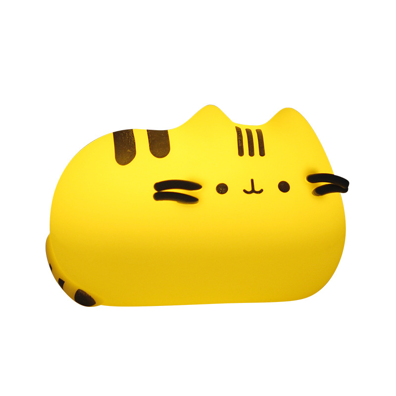 Silicone Touch Light, Cat Design, Rechargeable