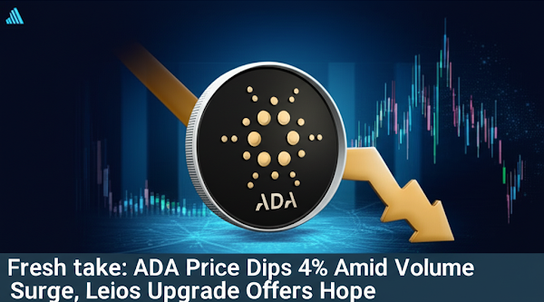 Fresh take: ADA Price Dips 4% Amid Volume Surge, Leios Upgrade Offers Hope