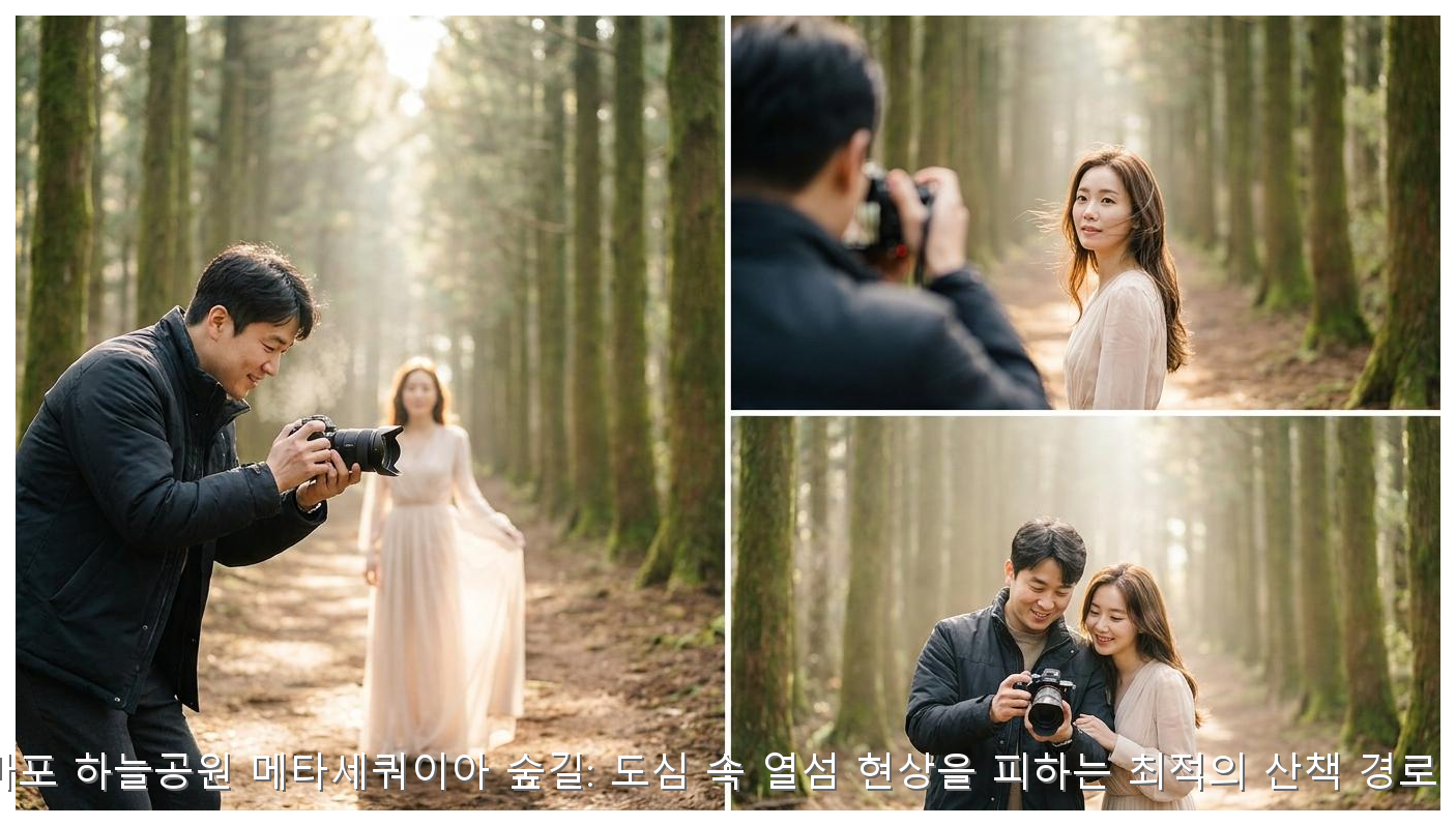 서울 마포 하늘공원 메타세쿼이아 숲길: 도심 속 열섬 현상을 피하는 최적의 산책 경로 가이드 핵심 안내 및 분석 인포그래픽 (4)