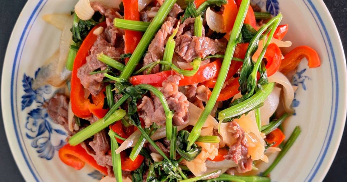 Thịt bò xào cần tây