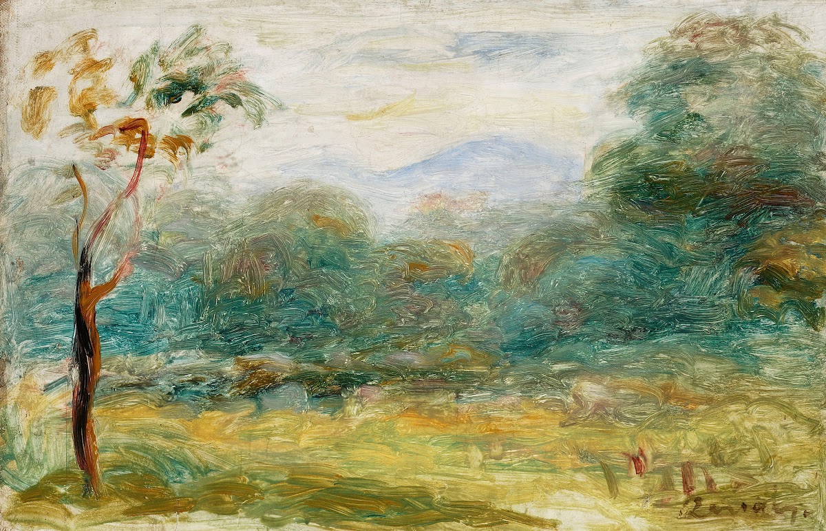 Landscape from the south of France Cagnes sur Mer 1911