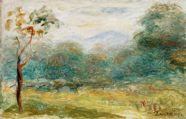 Landscape from the south of France Cagnes sur Mer 1911