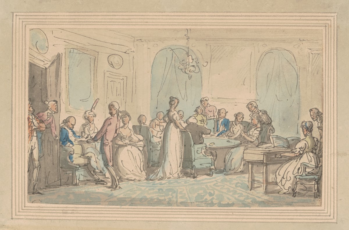 An evening party ca 17801825