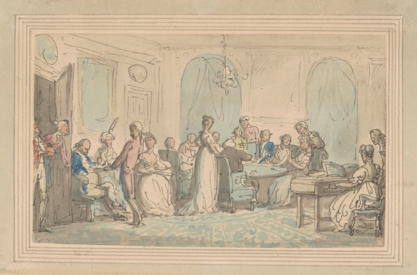 An evening party ca 17801825