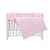 Bedding set for a baby crib 6 el Twins Belle pink