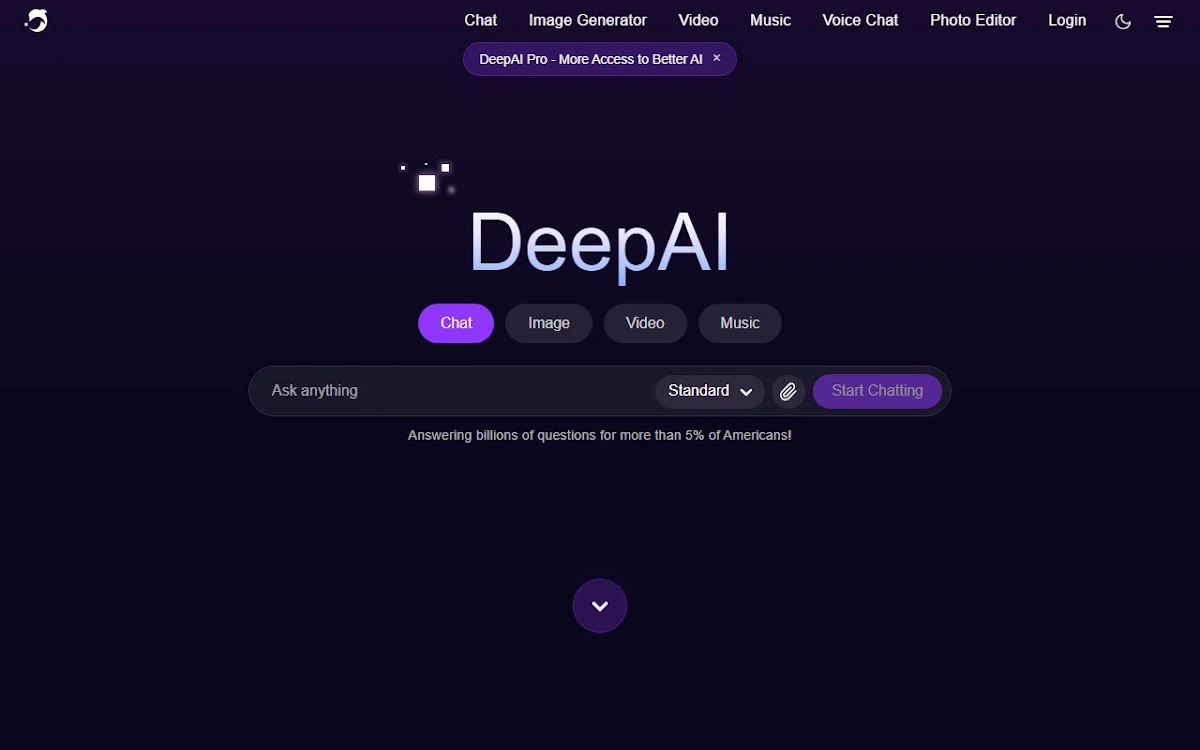 Captura de DeepAI
