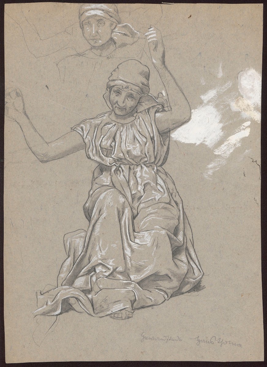 Study of a female figure 1881   1885