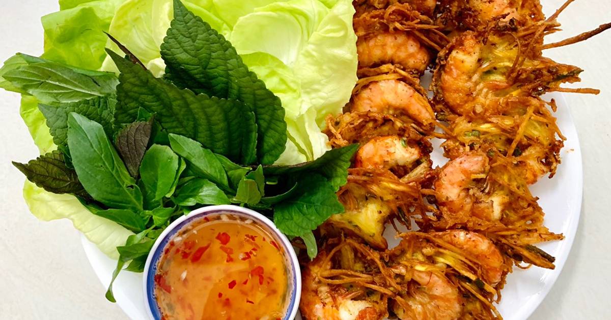 Bánh tôm khoai lang
