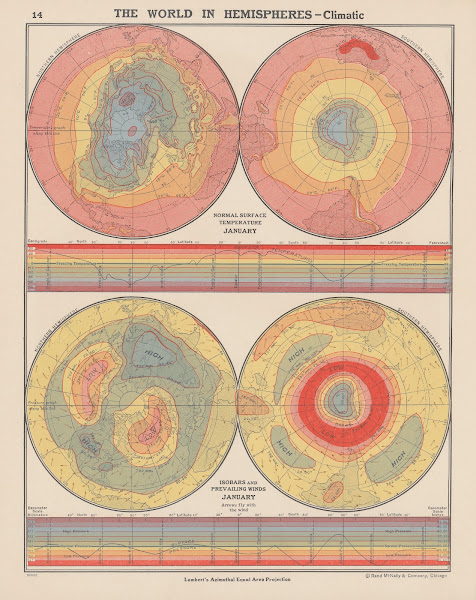 The World in HemispheresClimatic 1943