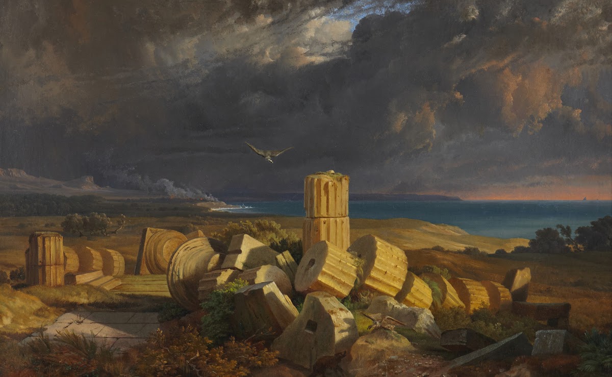 Ruins of the Temple of Hera at Selinunte 1877
