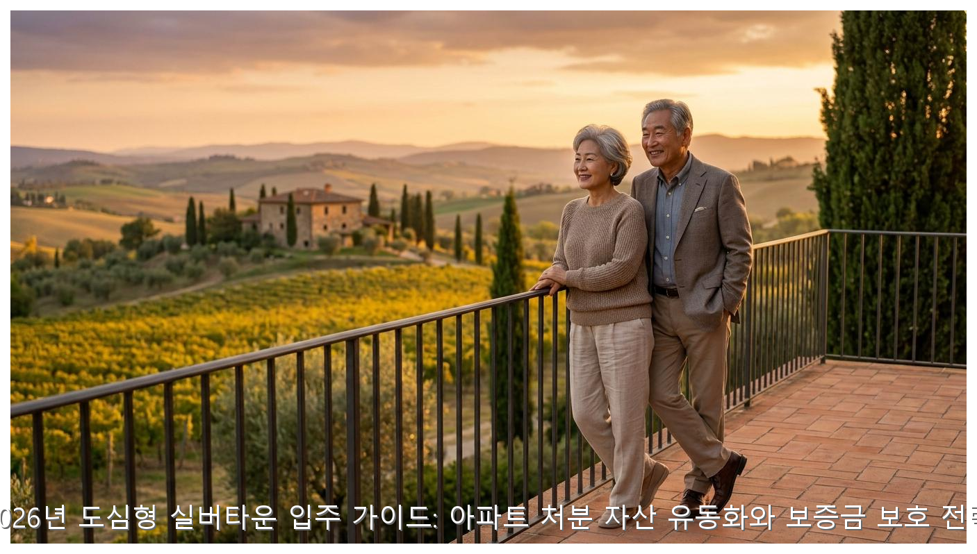 2026 실버타운 보증금 보호 및 자산 유동화 전략 핵심 안내 및 분석 인포그래픽 (2)