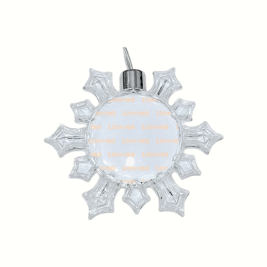 Christmas Round Snowflake Pendant