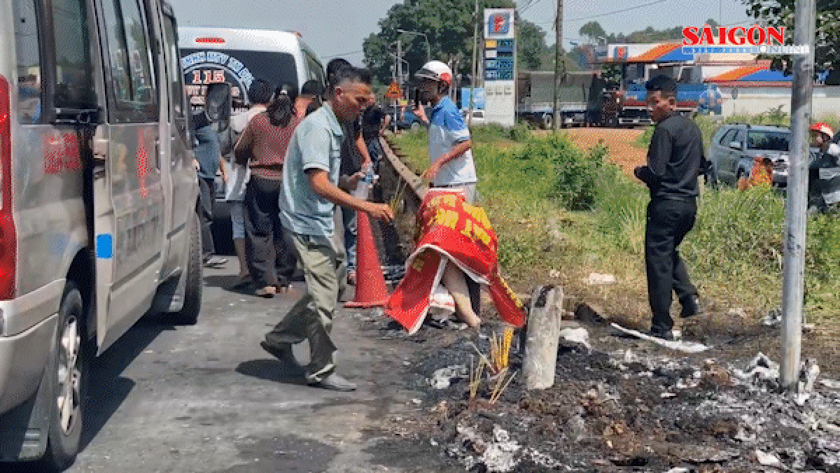 Nguyên nhân ban đầu vụ cháy xe khách trên quốc lộ 1 khiến 7 người chết - Báo Sài Gòn Giải Phóng