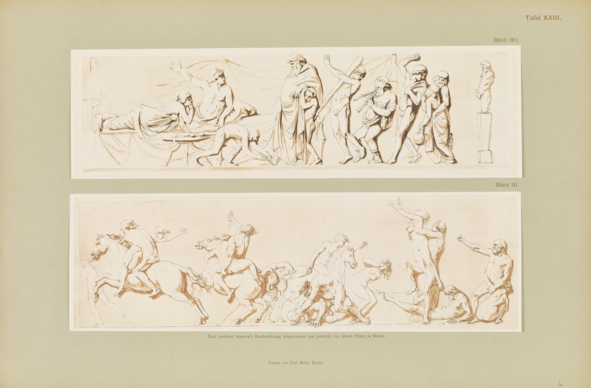 Handzeichnungen von Gottfried Schadow Pl23 1886