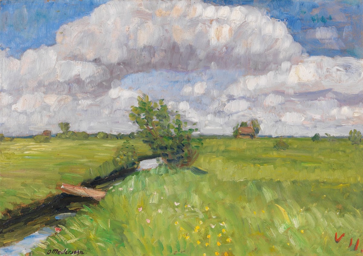 Sommerliche Wümmewiesen 1911