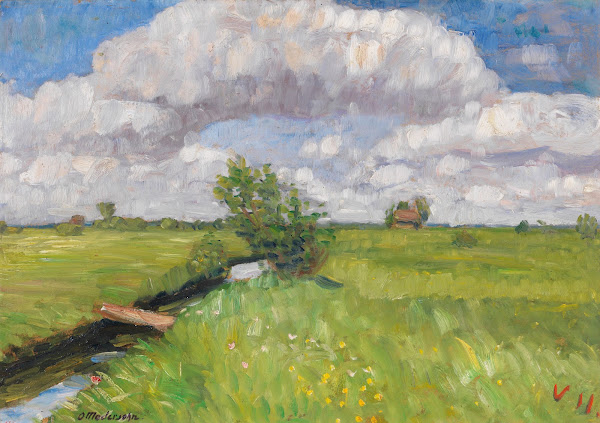 Sommerliche Wümmewiesen 1911
