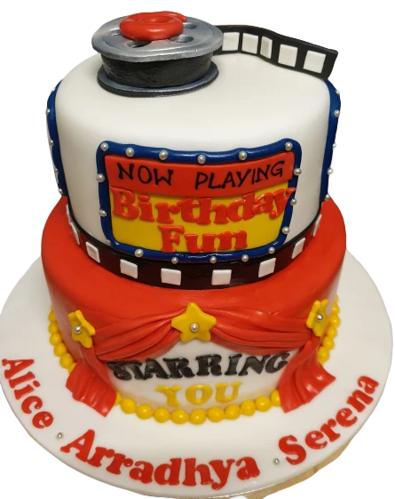 Movie Themed Birthday Cake CB-NC172