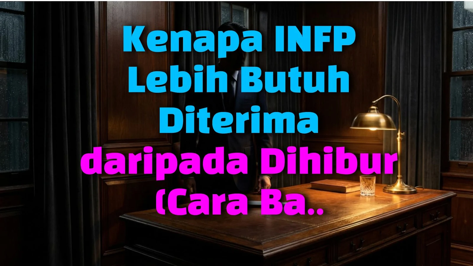 Kenapa INFP Lebih Butuh Diterima daripada Dihibur (Cara Bantu yang Bener)