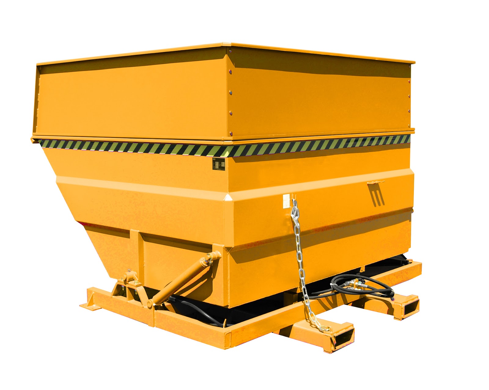 Kiepcontainer BKC-H 500, gelakt, Geeloranje