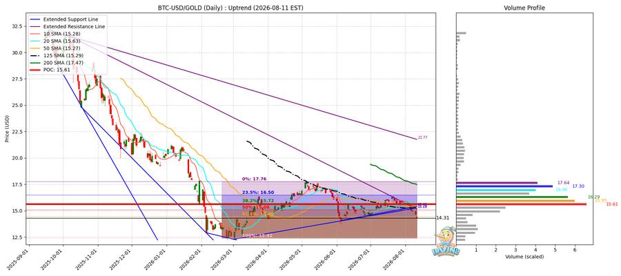 BTC vs Gold 비교