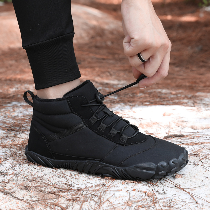 Gefütterte Herren-Winterstiefel, wasserabweisend