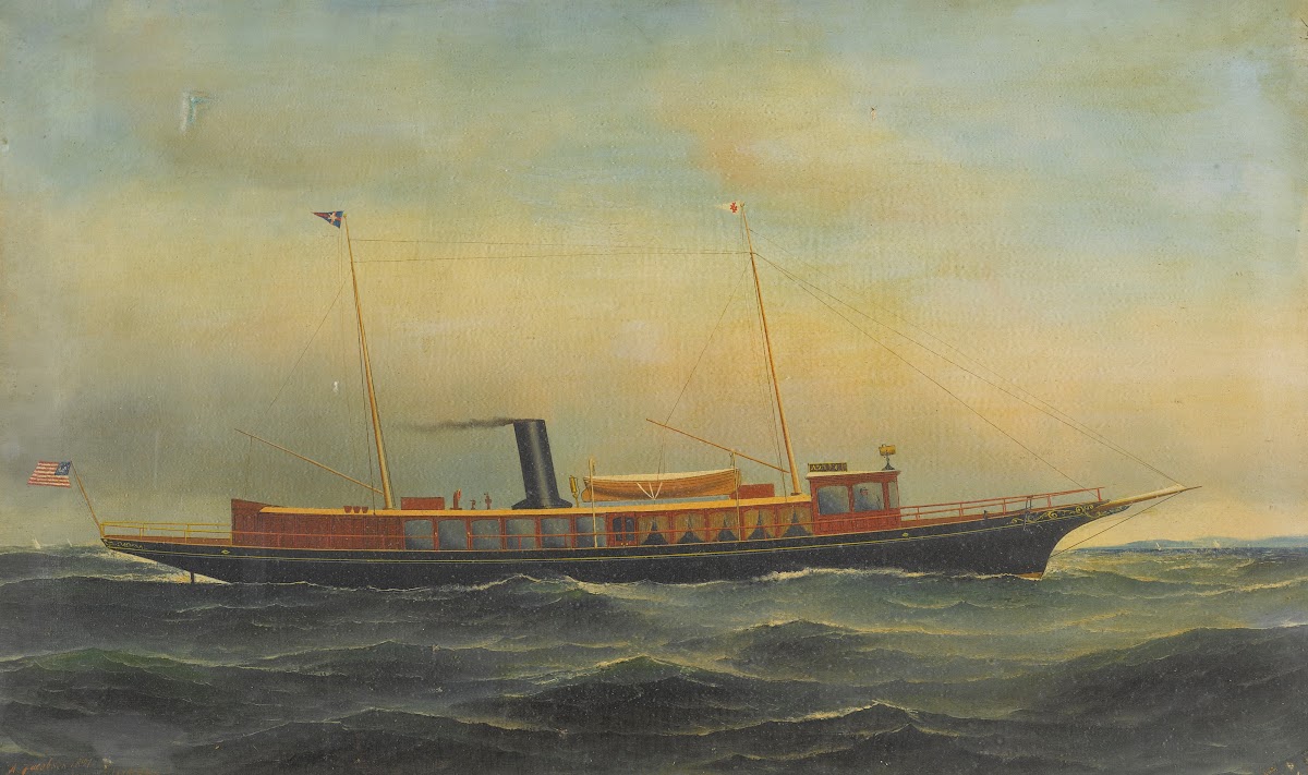 The Yacht aztec 1891