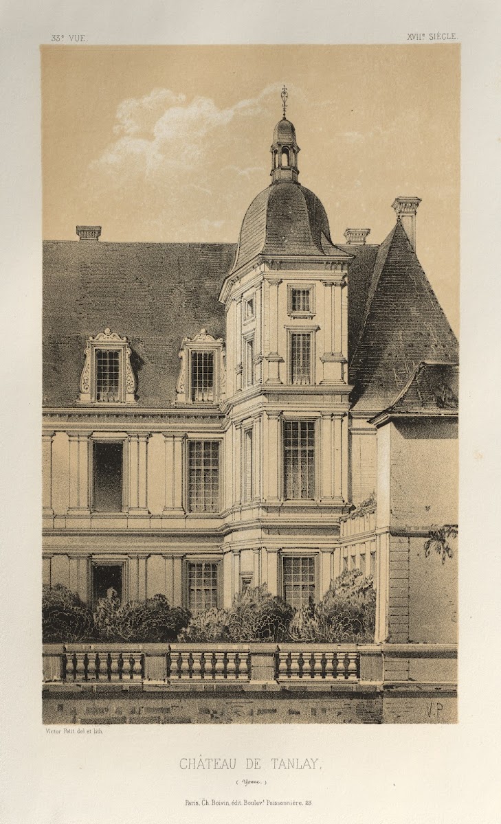 Château De Tanlay Yonne 1860