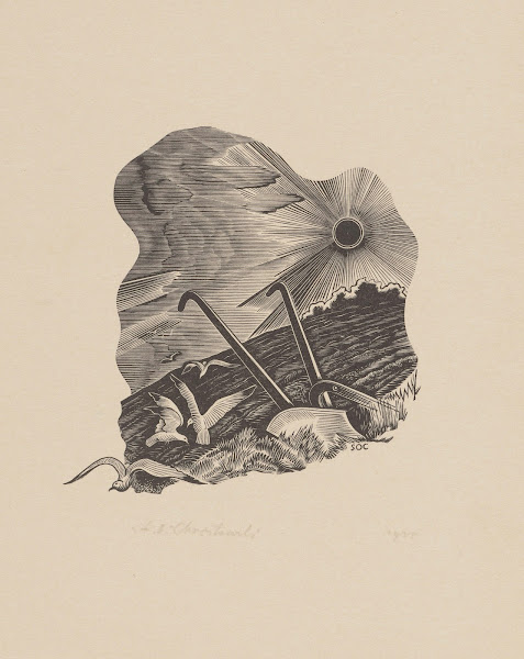 Pług i czajki ilustracja do książki Song of the Little Indian Mais 1935