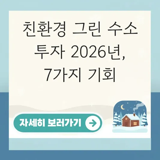 친환경 그린 수소 관련주 투자