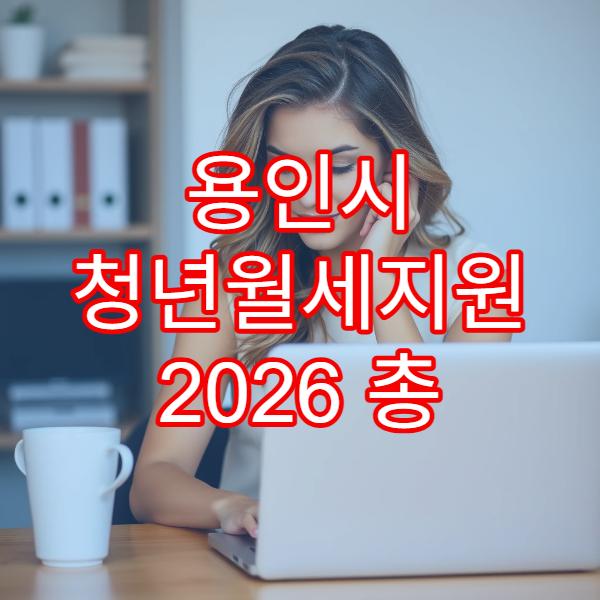 용인시 청년월세지원 2026 총 480만원 지원｜24개월 확대 내용 확인
