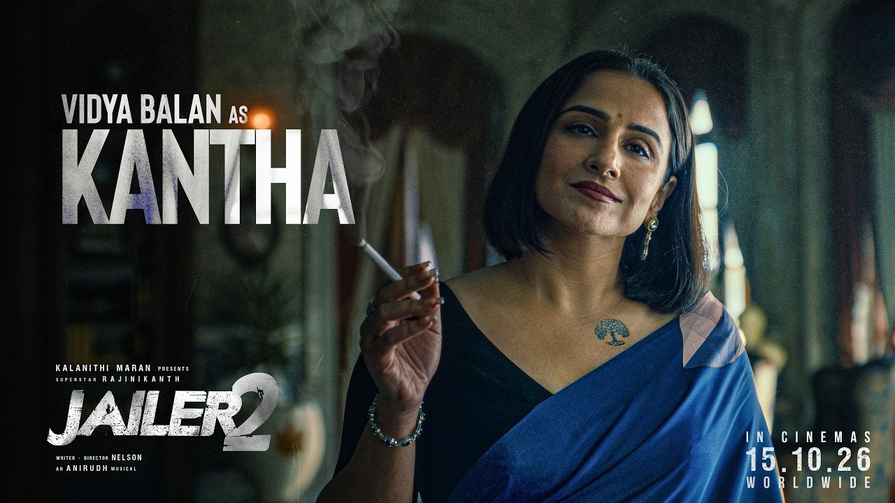 Vidya Balan Looks Breathtaking as Kantha in Jailer 2