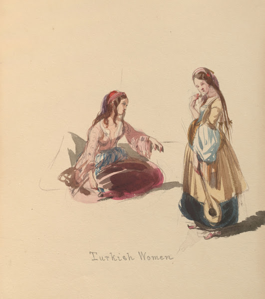 Sketches of costume Pl056 1842