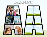 Photo Collage Canva Frame Template Letters And Numbers photo 3 template 17