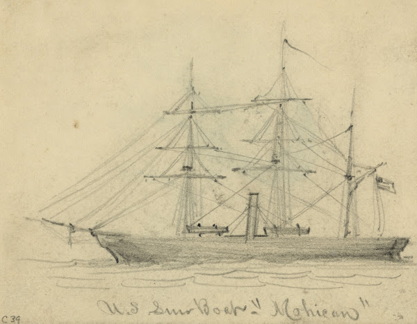 US Gun Boat Mohican 1860 1865