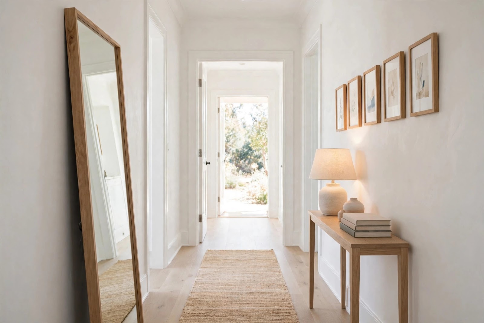 How to Make a Small Hallway Feel Bigger, Brighter, and Intentional