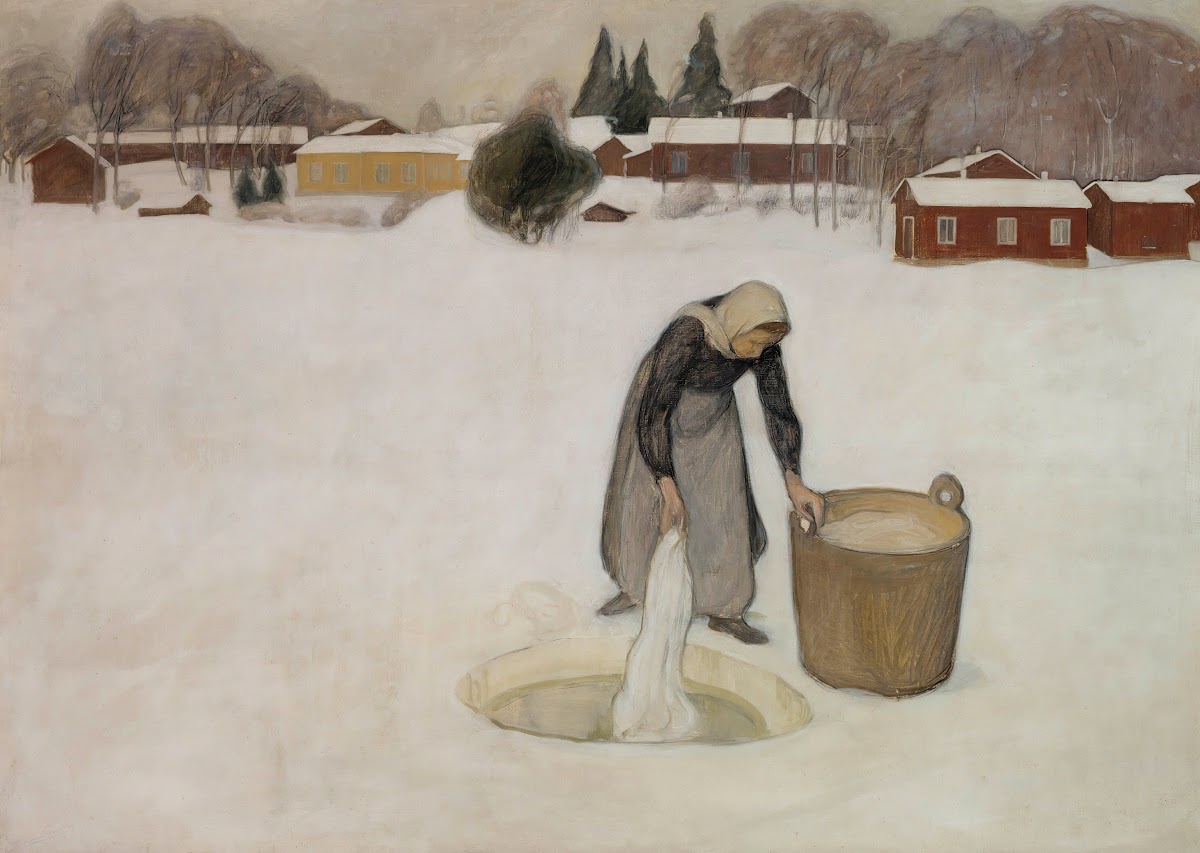 Washing on the Ice 1900