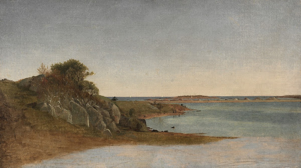 View near Newport 1860s