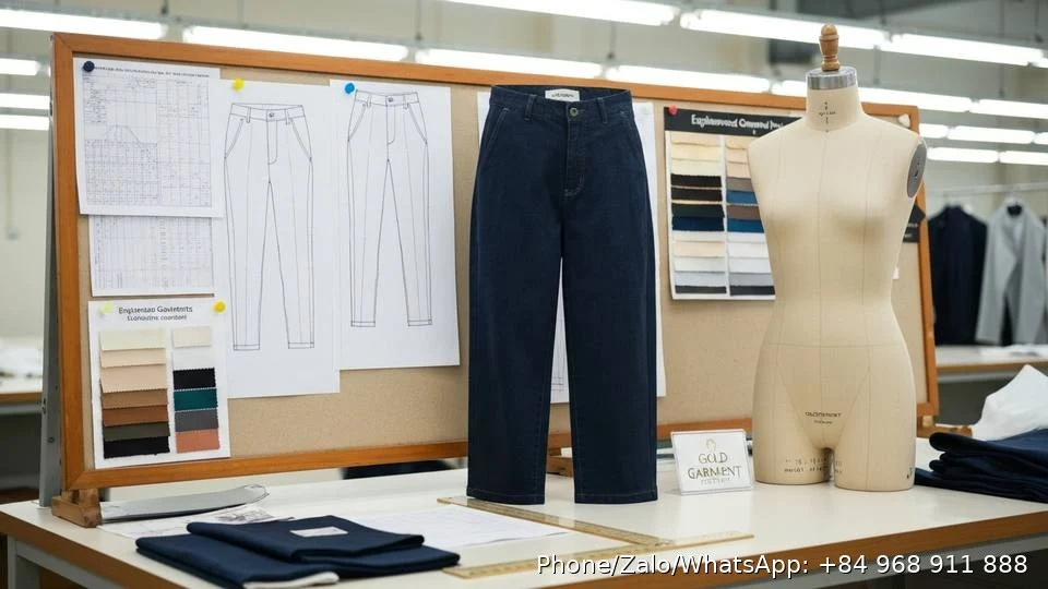 Engineered Garments Ground Pant - Gold Garment Vietnam