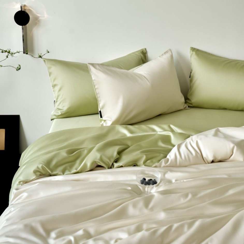 Cooling Tencel-Cotton Bed Linen Set, Solid Color
