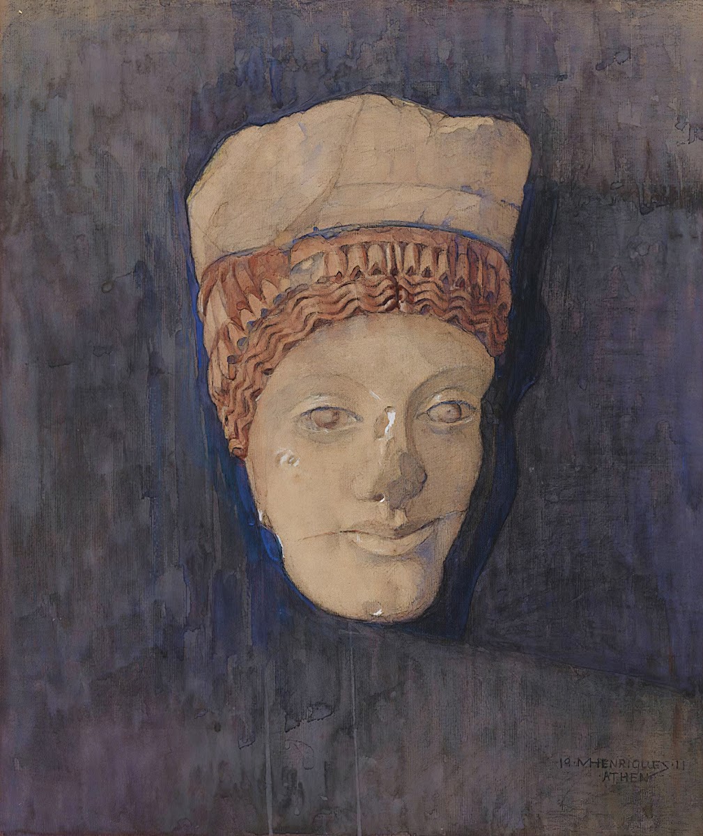 Hoved Af Kore Akropolis Museet Inv 696 1911