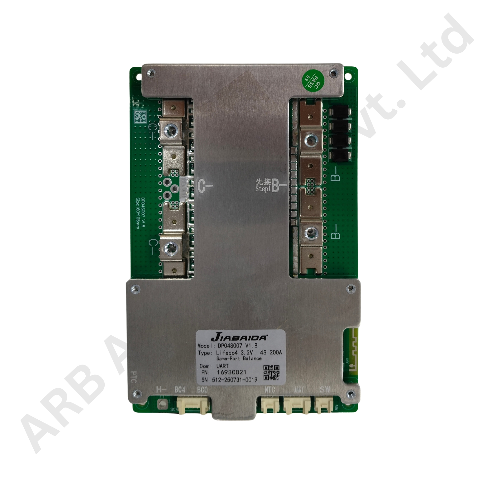 BMS 3-4S 200A SMART JBD (DP04S007) (b60d)