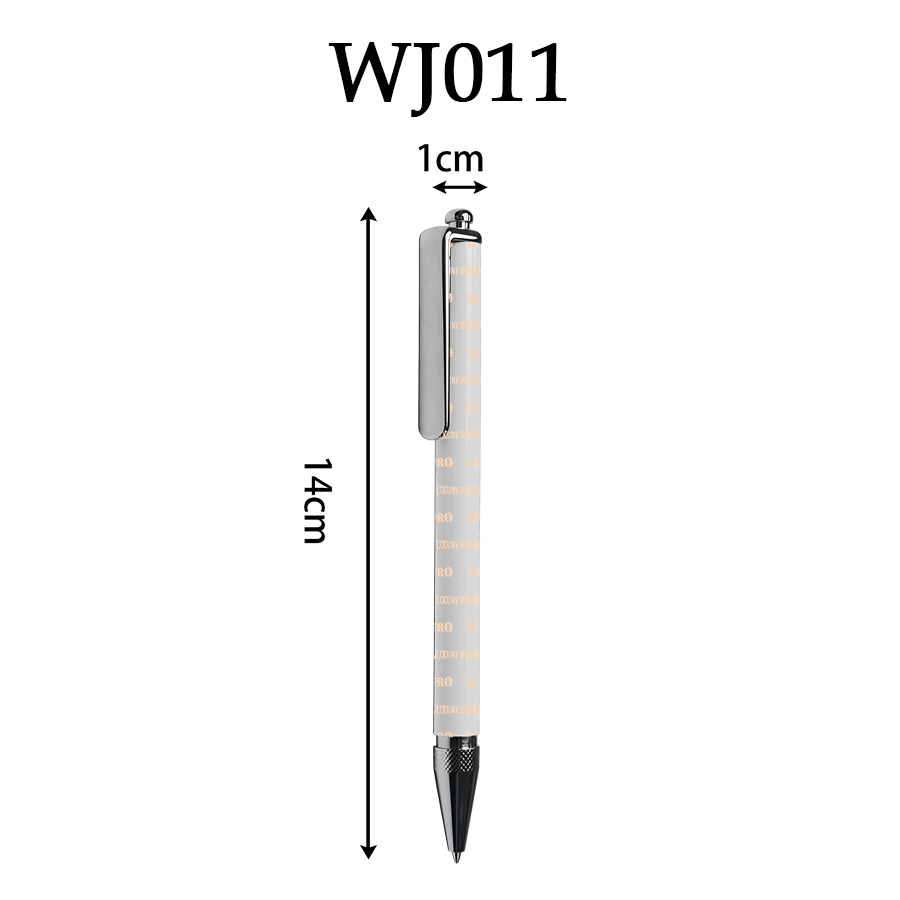 Bright Chrome Heat Transfer Pen with Hanger and No Silicone Cap