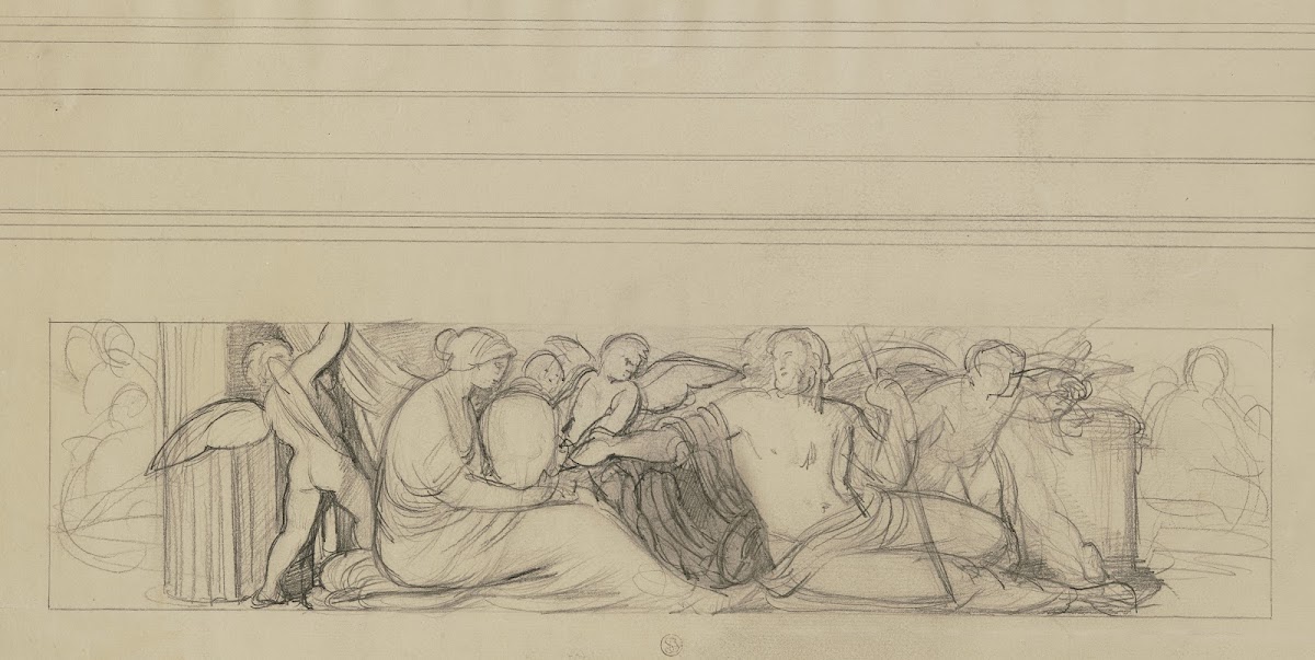 Mythological scene