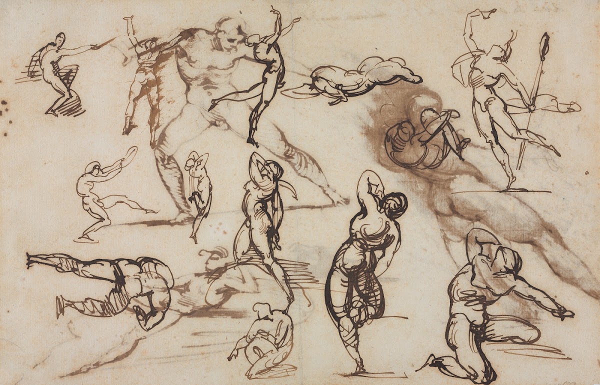 Sheet of Sketches verso 1819