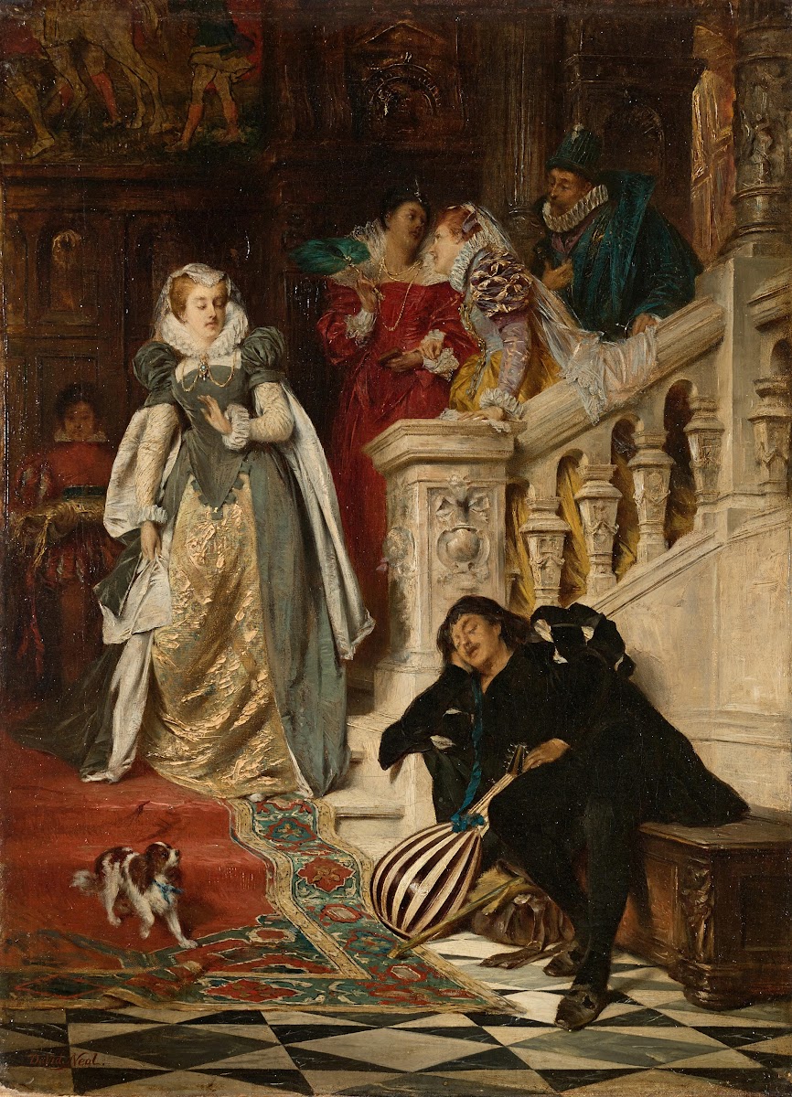 The First Meeting Of Mary Stuart And Rizzio