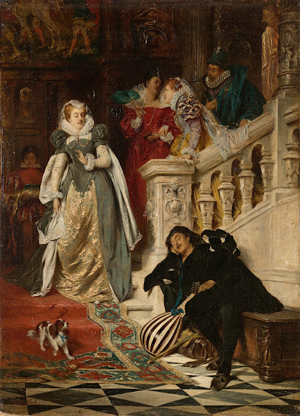 The First Meeting Of Mary Stuart And Rizzio